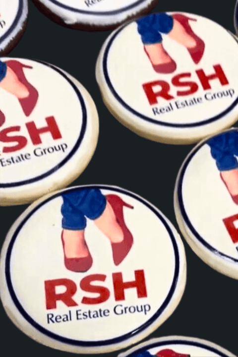 Custom Printed Iced Shortbread Cookies