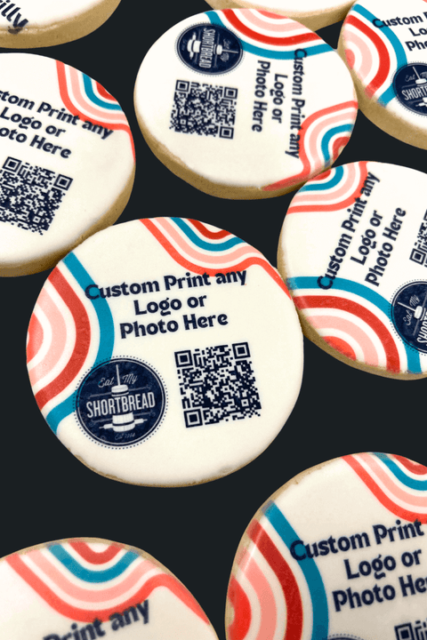 Custom Printed Iced Shortbread Cookies