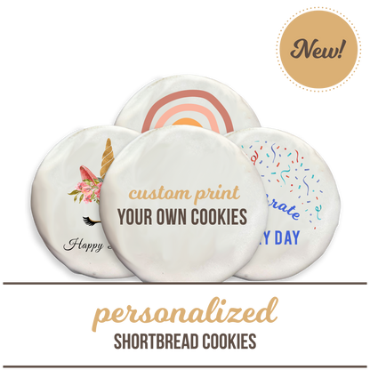 Custom Printed Iced Shortbread Cookies