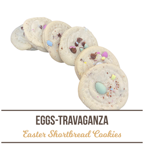 Eggs-Travaganza Easter Shortbread Cookies